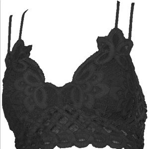 Double Strapped Scalloped Lace Bralette